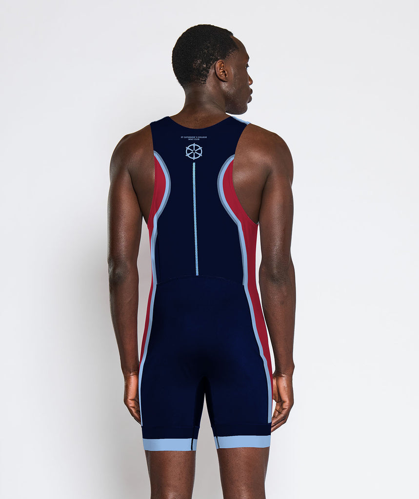 Men's St Catherines College Pro Unisuit - Navy/Maroon