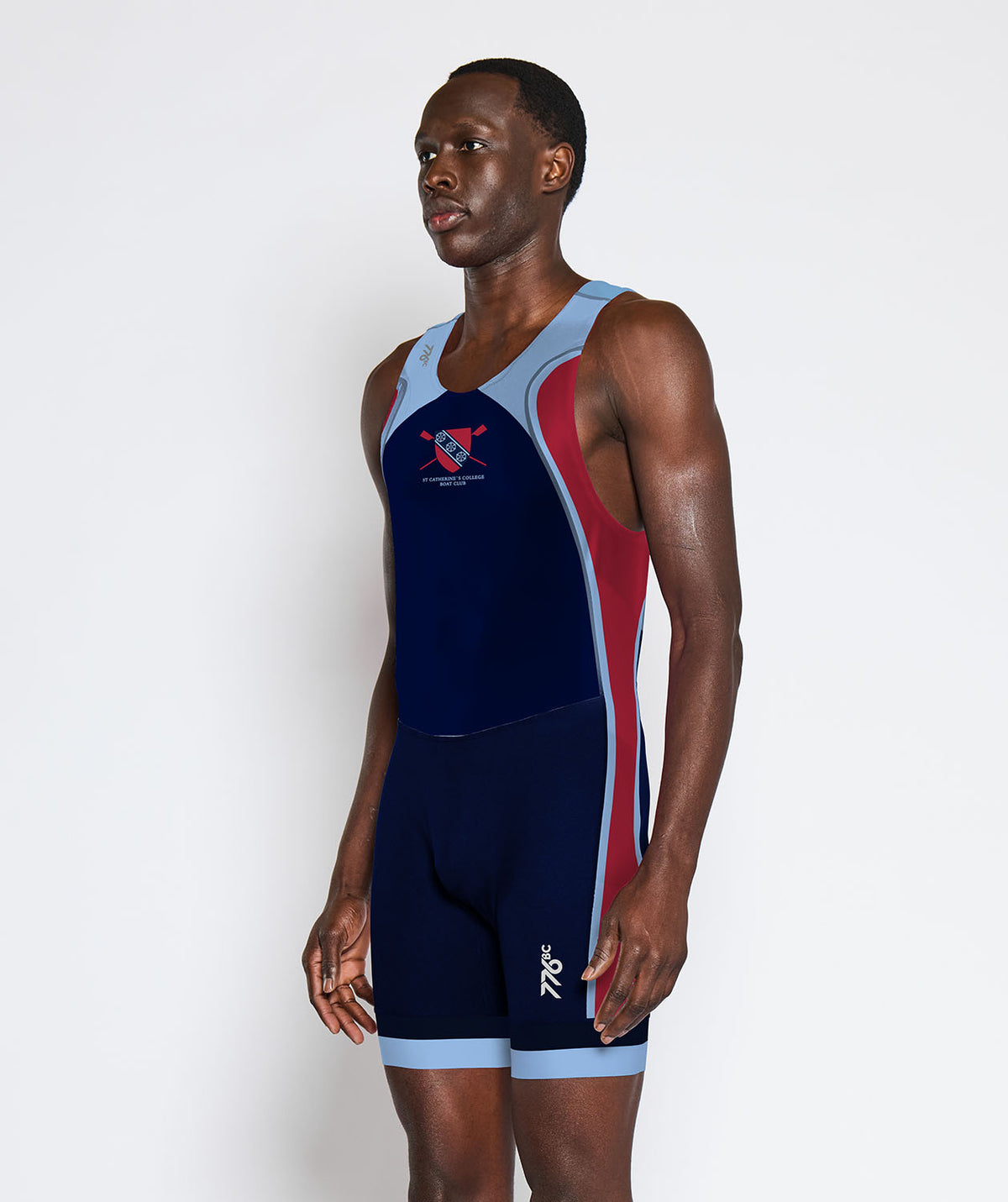 Men's St Catherines College Pro Unisuit - Navy/Maroon