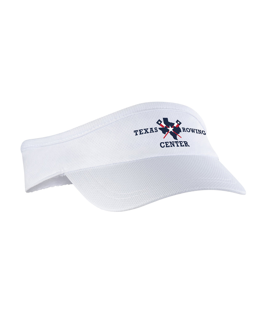 Unisex Texas Rowing Center Race Visor - White