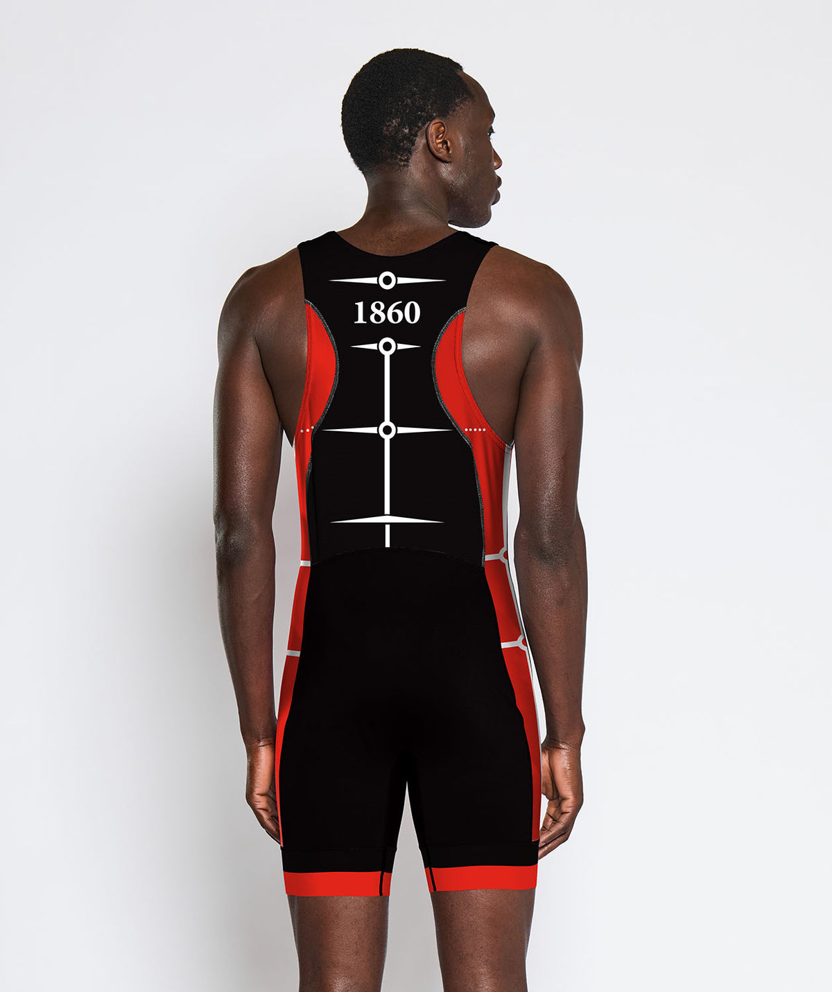 Men's Thames Rowing Club Motion Pro Unisuit - Black/Red