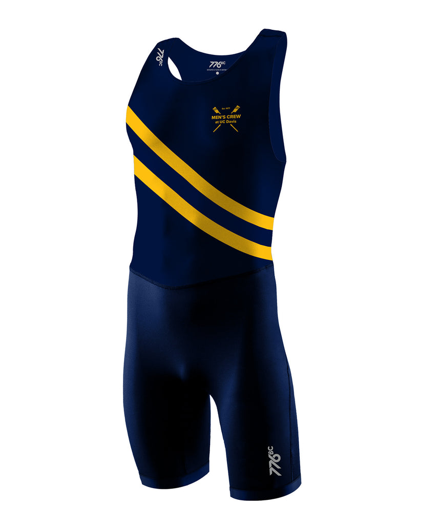 Men's UC Davis Streamline Unisuit - Navy/Yellow