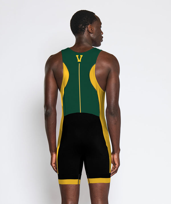 Men's University Of Vermont Racing Pro Unisuit - Black/Yellow