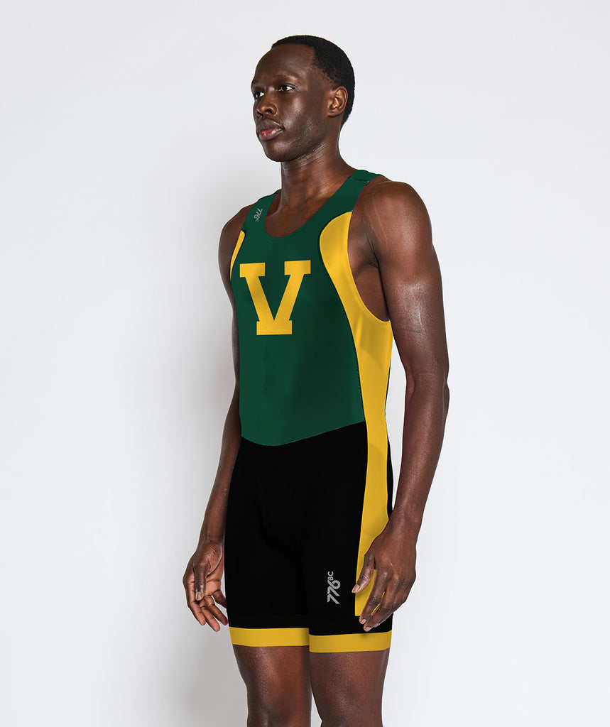 Men's University Of Vermont Racing Pro Unisuit - Black/Yellow