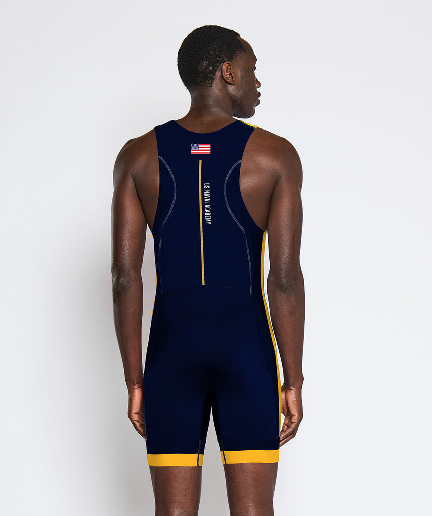 Men's US Naval Academy Pro Unisuit - Navy/Yellow