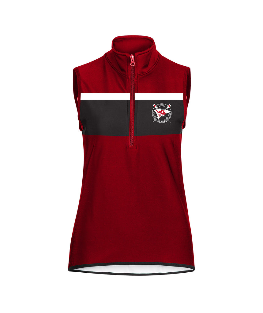 Women's Vancouver Rowing Club Stratus Vest - Red/Black
