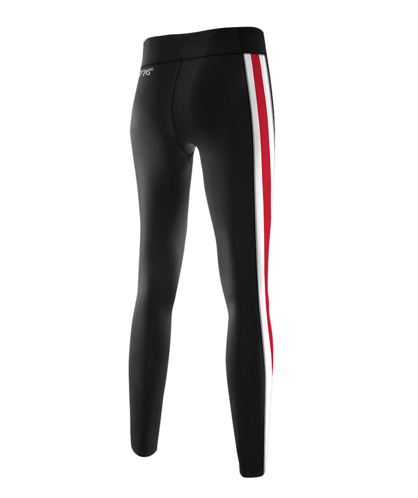 Women's Vancouver Rowing Club 7/8 Streamline Tight - Black/Red/White