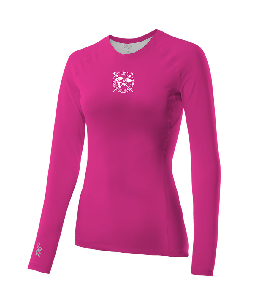 Women's Vancouver Rowing Club Winter Base Layer LS - Neon Pink