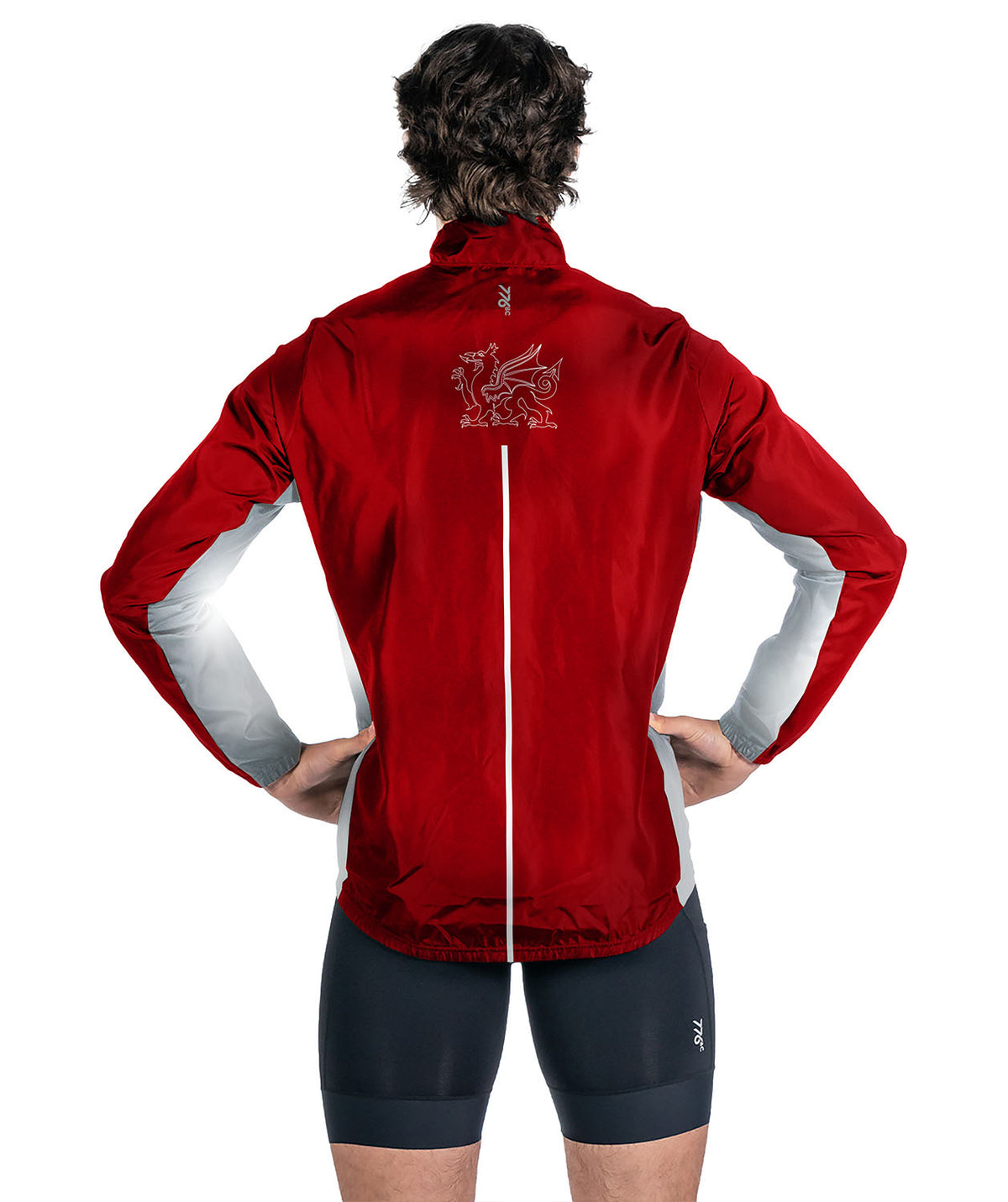 Men's Welsh Rowing Cirrostratus Wind Jacket - Red/White