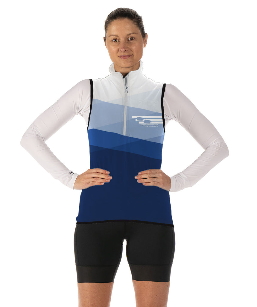 Women's Lookout Rowing Club Stratus Vest - Blue/Black