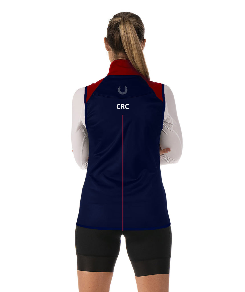 Women's Capital Rowing Club Masters Stratus Vest - Navy/Red