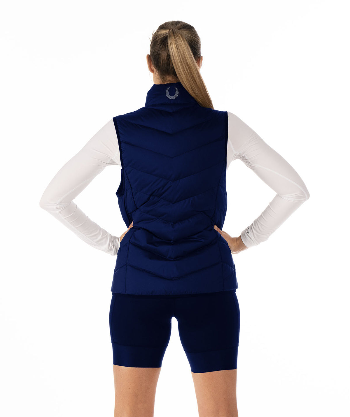 Women's Christian Brothers Academy Cumulus Puffer Vest - Navy