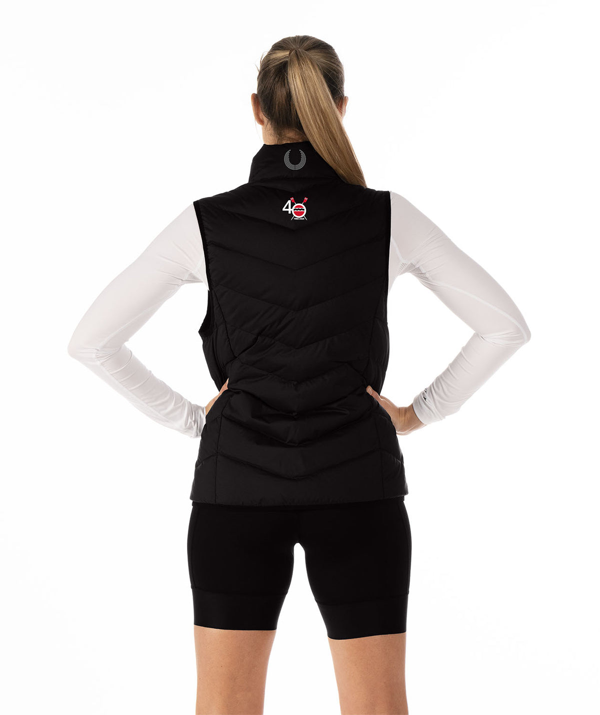 Women's Community Rowing Inc. 40th Anniversary Cumulus Puffer Vest - Black