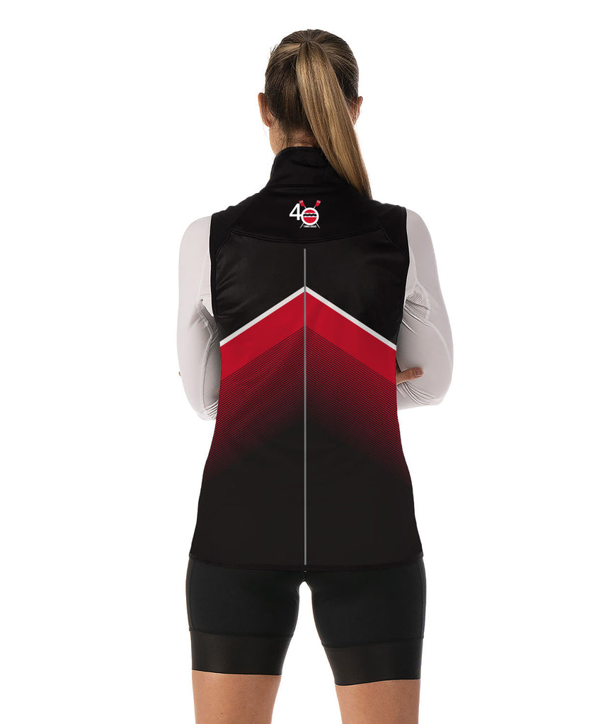 Women's Community Rowing Inc. 40th Anniversary Stratus Vest - Black/Red