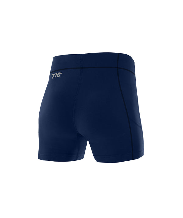 Women's Capital Masters Crew Active Short- Navy/Red