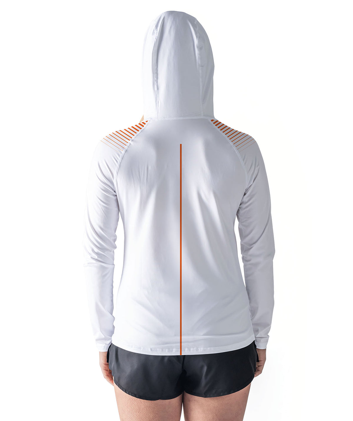 Women's Carnegie Lake Rowing Association Sun Hoodie LS - White