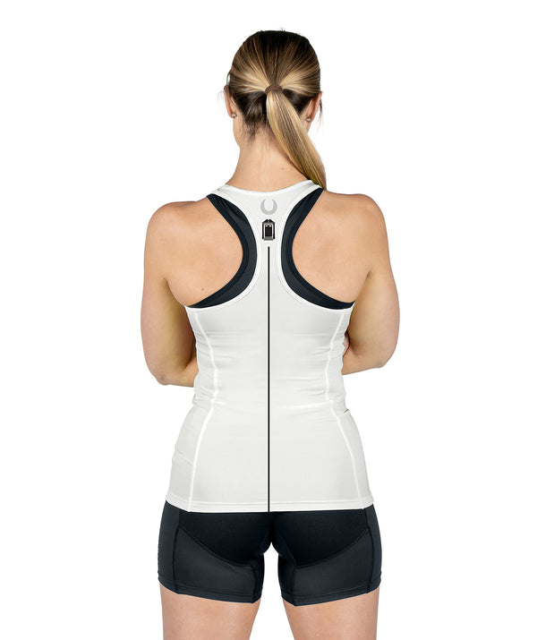 Women's Deerfield Race Tank - White