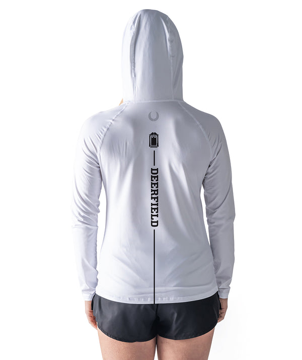 Women's Deerfield Sun Hoodie LS - White