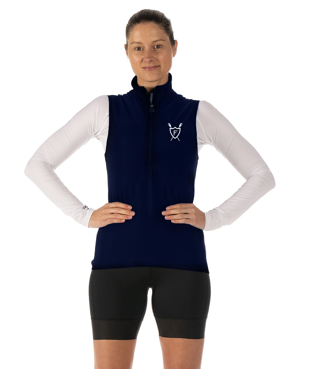 Women's Fairmount Rowing Stratus Vest - Navy