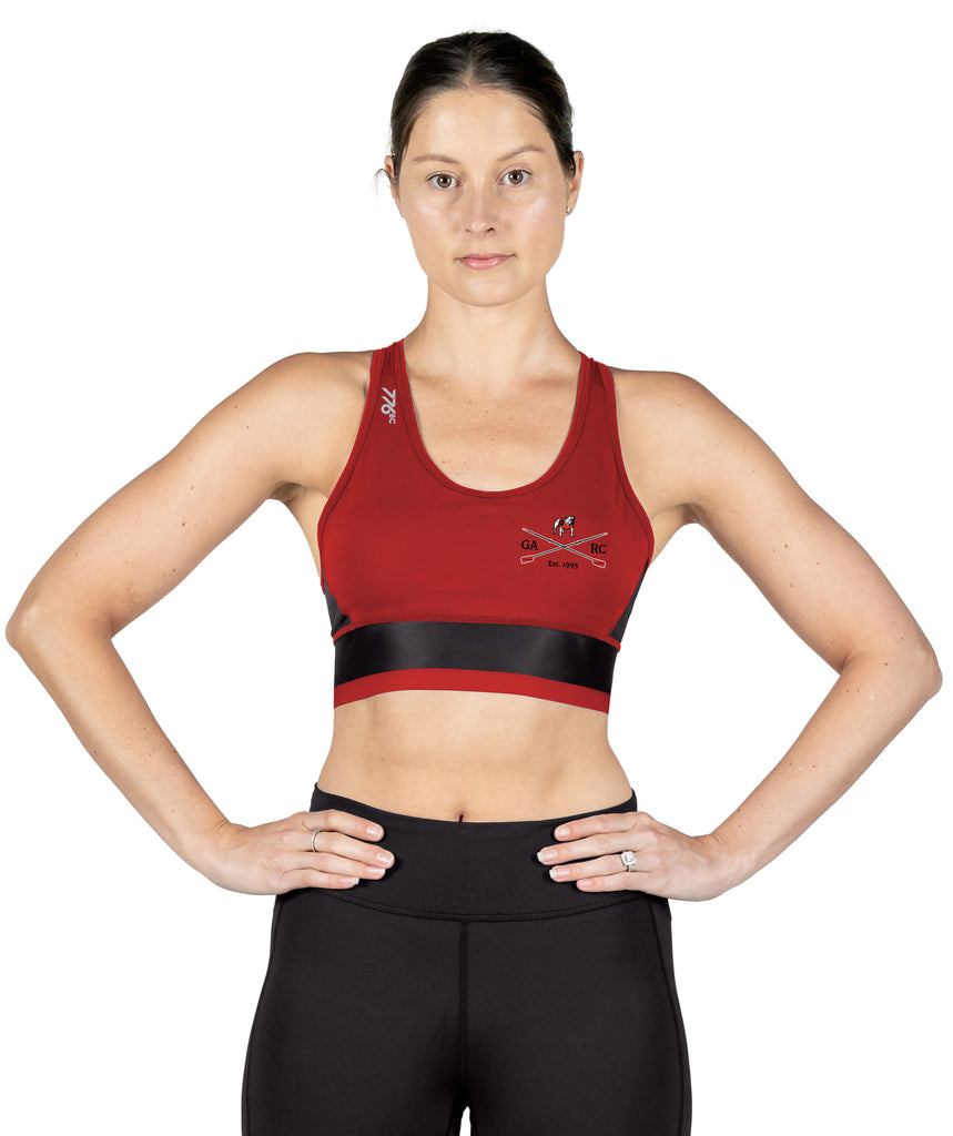 Women's University Of Georgia Pro Crop - Red/Black