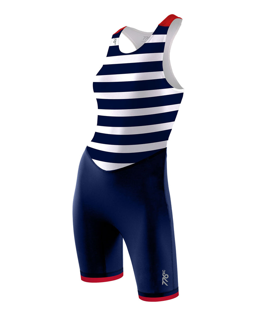 Women's Hereford Rowing Club Streamline Leg Band Unisuit - Navy