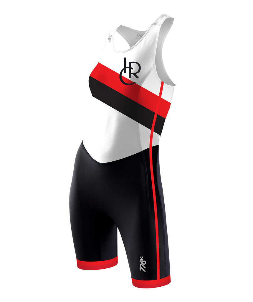 Women's Indianapolis Rowing Center Pro Unisuit - Black/White/Red