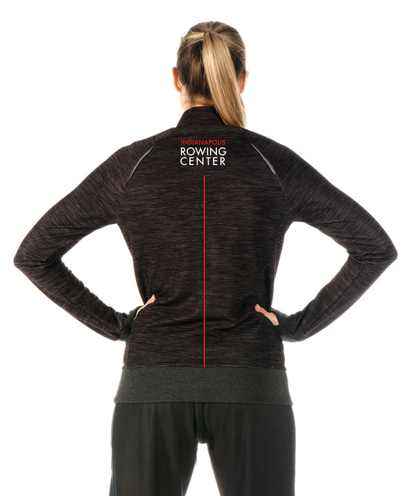 Women's Indianapolis Rowing Center Podium Jacket - Black/Red