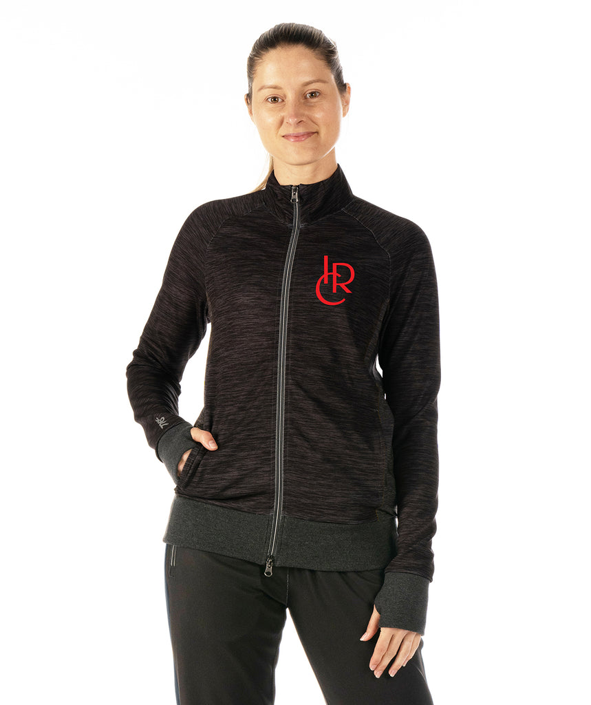 Women's Indianapolis Rowing Center Podium Jacket - Black/Red