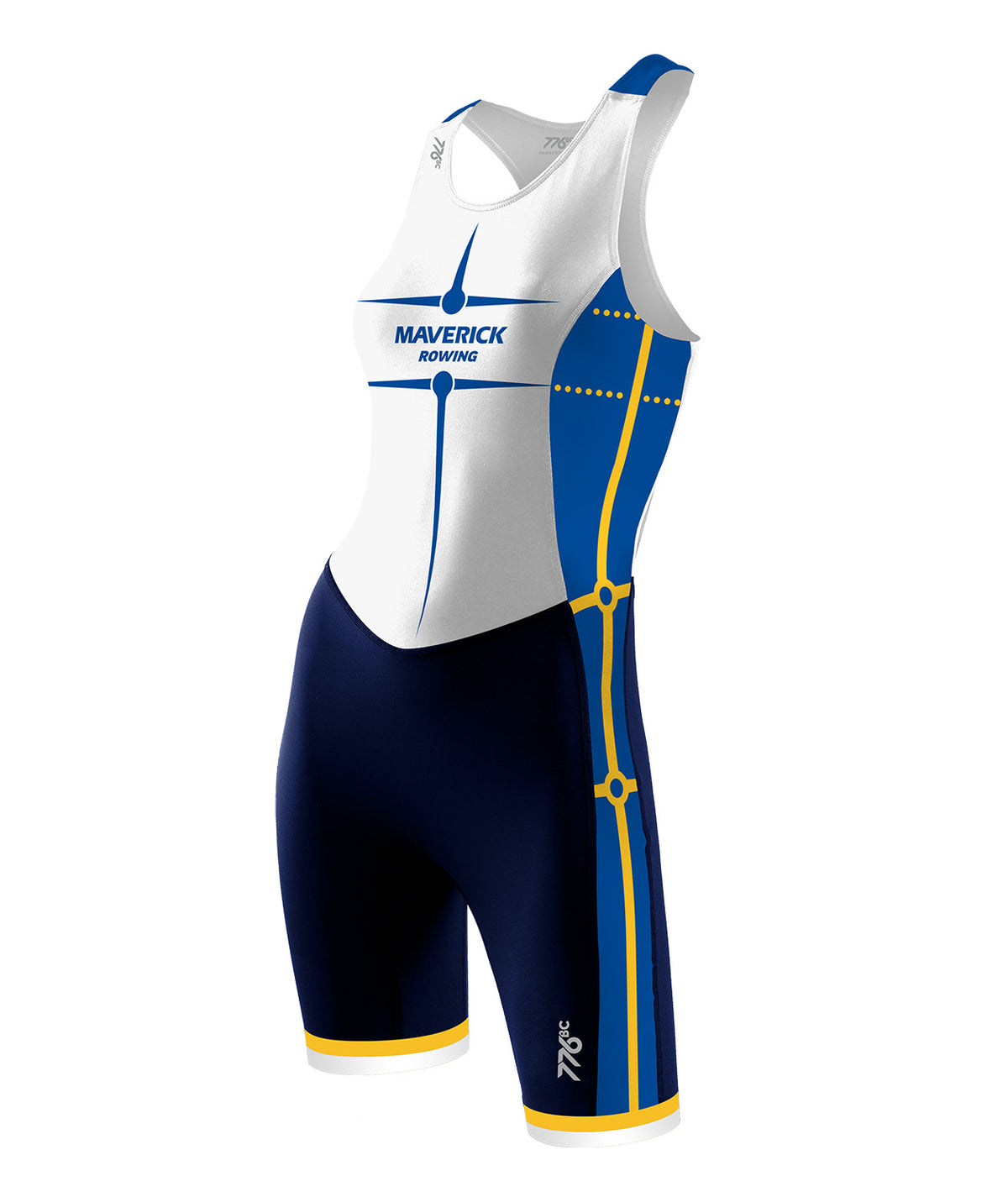 Women's Maverick Motion Pro Unisuit - Blue/White