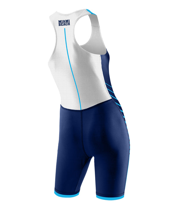 Women's Miami Beach Rowing Club Pro Unisuit - Navy/Blue