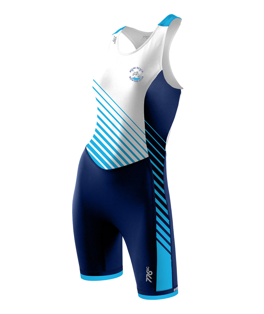 Women's Miami Beach Rowing Club Pro Unisuit - Navy/Blue