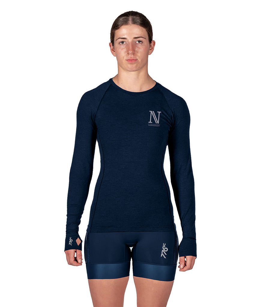 Women's Narragansett BC Pro-Merino Crew - Navy