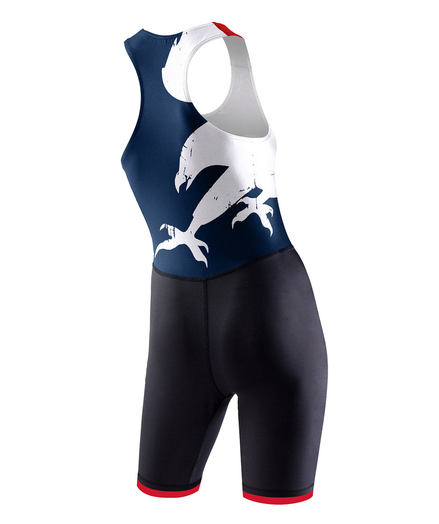 Women's Newport Sea Base Race Streamline Unisuit - Navy/White