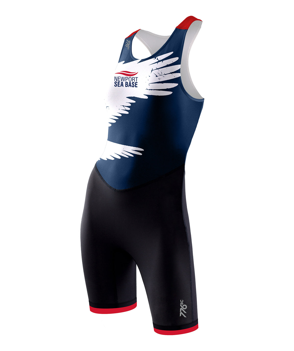 Women's Newport Sea Base Race Streamline Unisuit - Navy/White