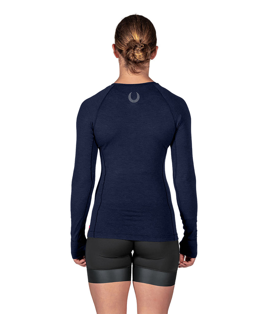 Women's Ottawa Rowing Club Spring Pro-Merino Crew LS - Navy