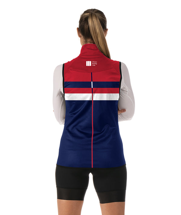 Women's Ottawa Rowing Club Stratus Vest - Red/Navy