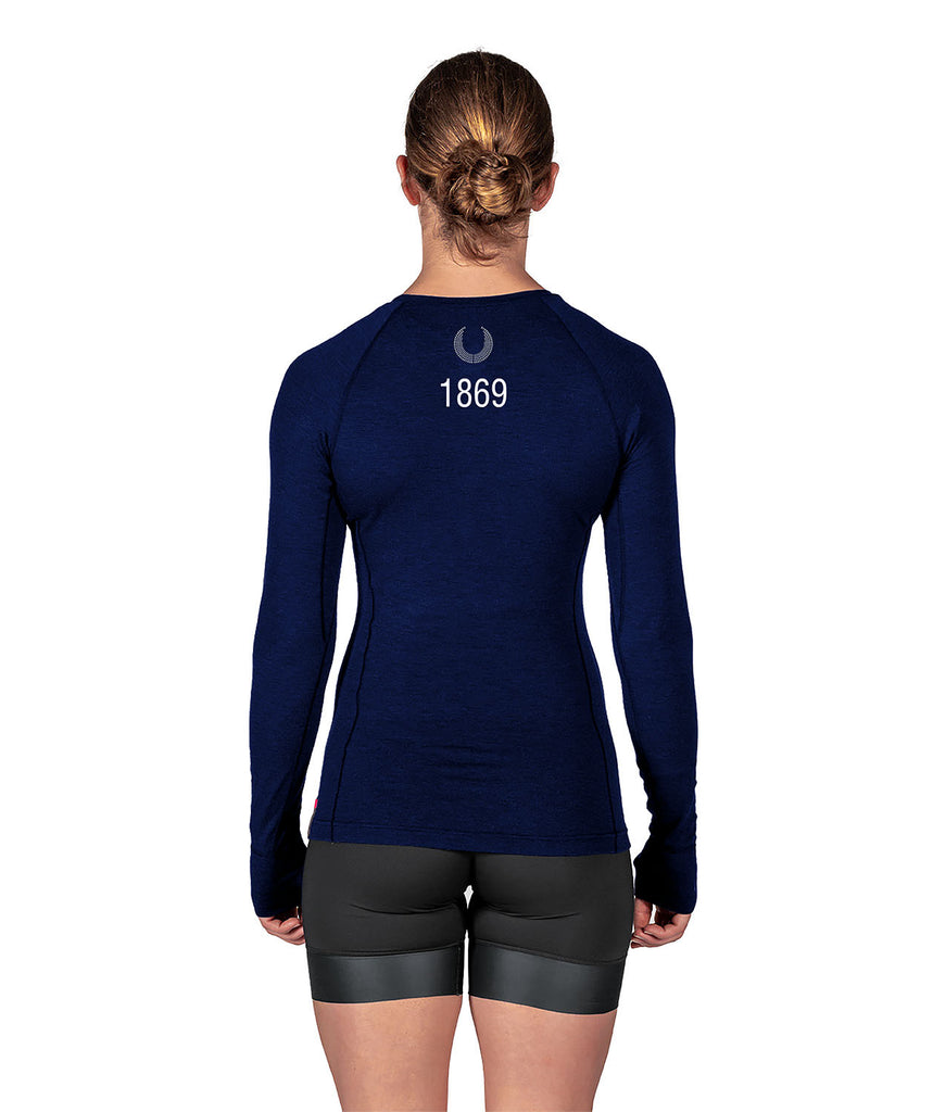 Women's Potomac Boat Club Pro-Merino Crew LS - Navy