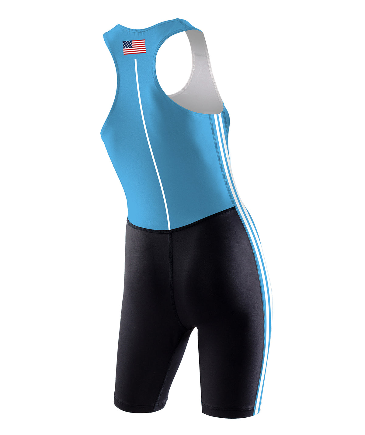 Women's Port Jefferson Rowing Club Sprint Unisuit - Black/Blue
