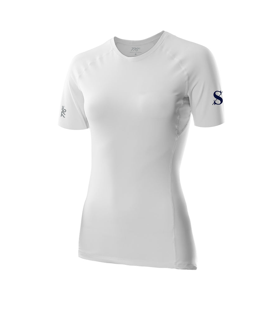 Women's Saratoga Base Layer SS - White