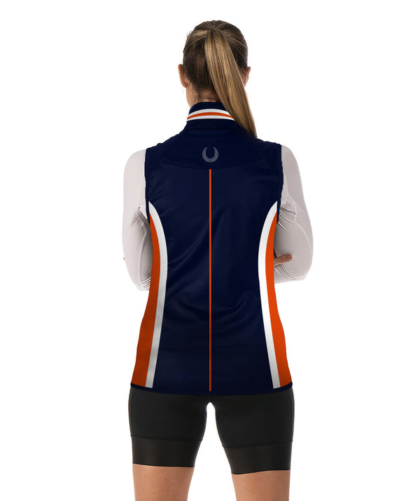 Women's Syracuse Stratus Vest - Navy/Orange