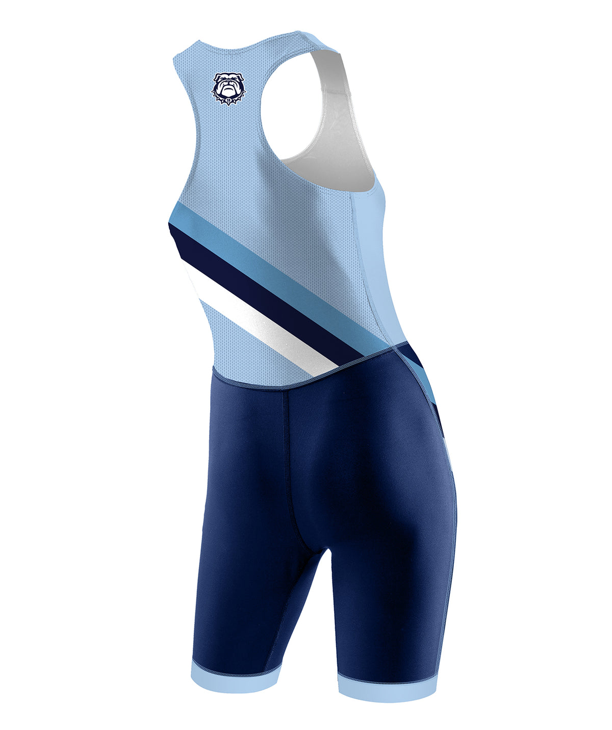 Women's Stone Bridge High School Pro Unisuit - Navy/Light Blue