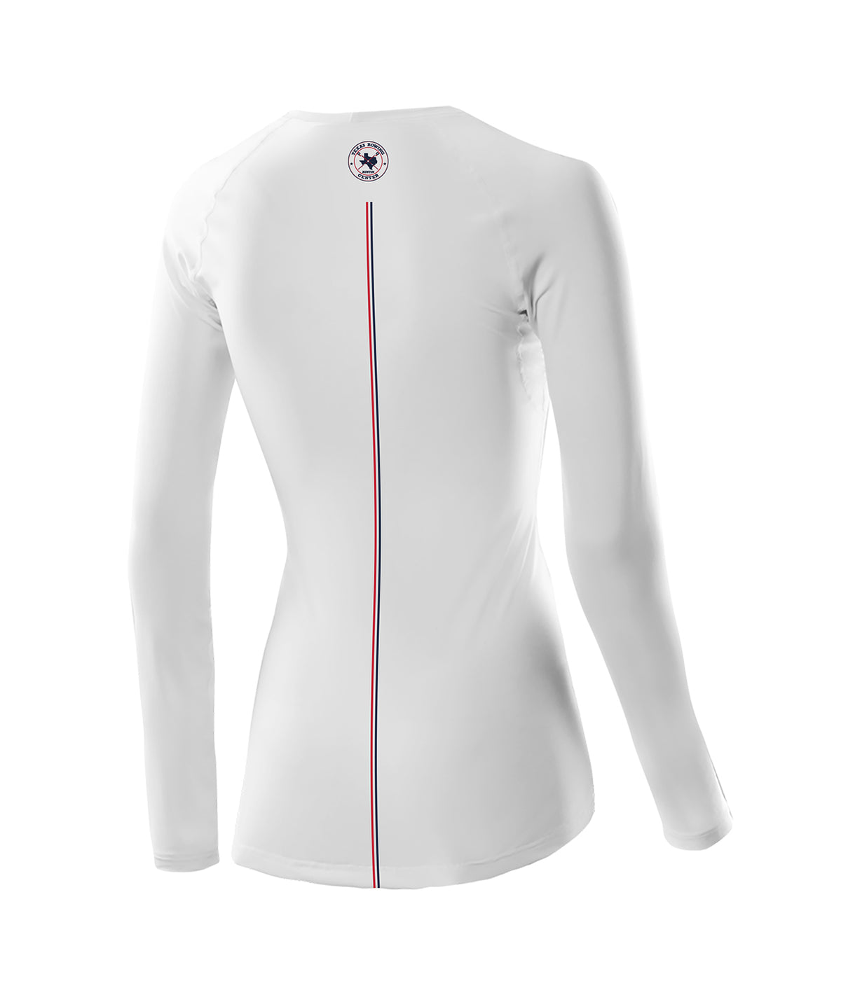 Women's Texas Rowing Center Base Layer LS - White