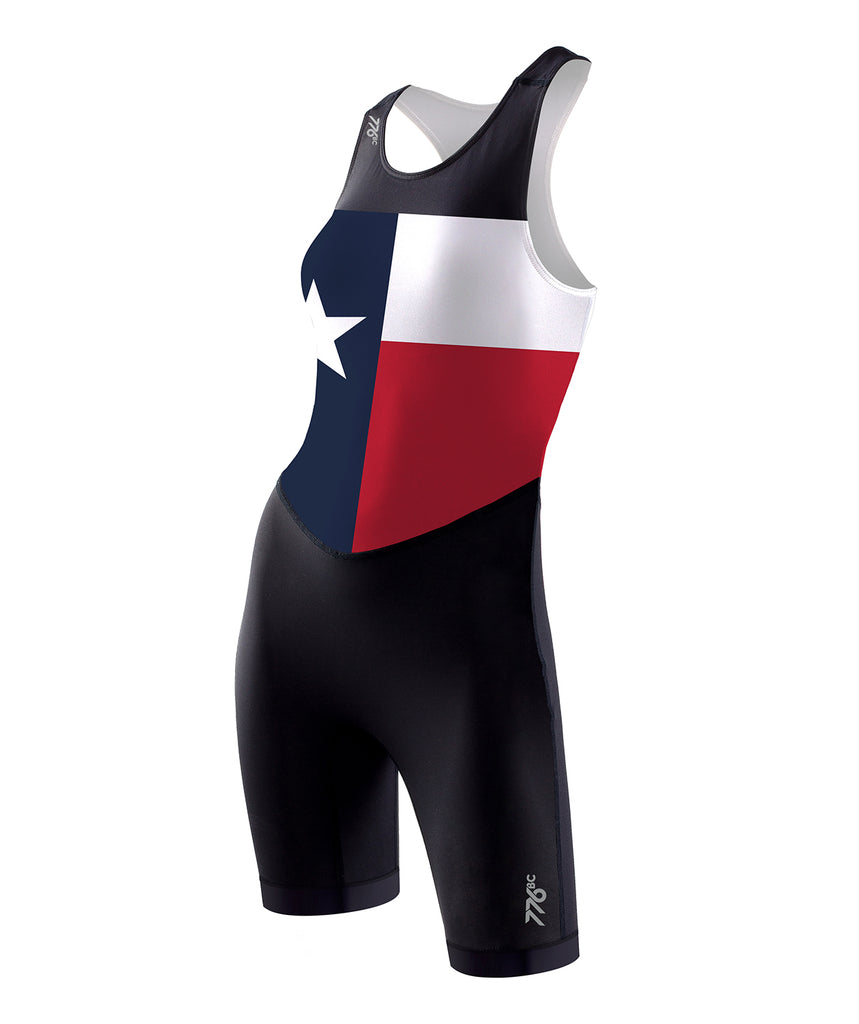 Women's Texas Rowing Center Streamline Unisuit - Red/White/Blue