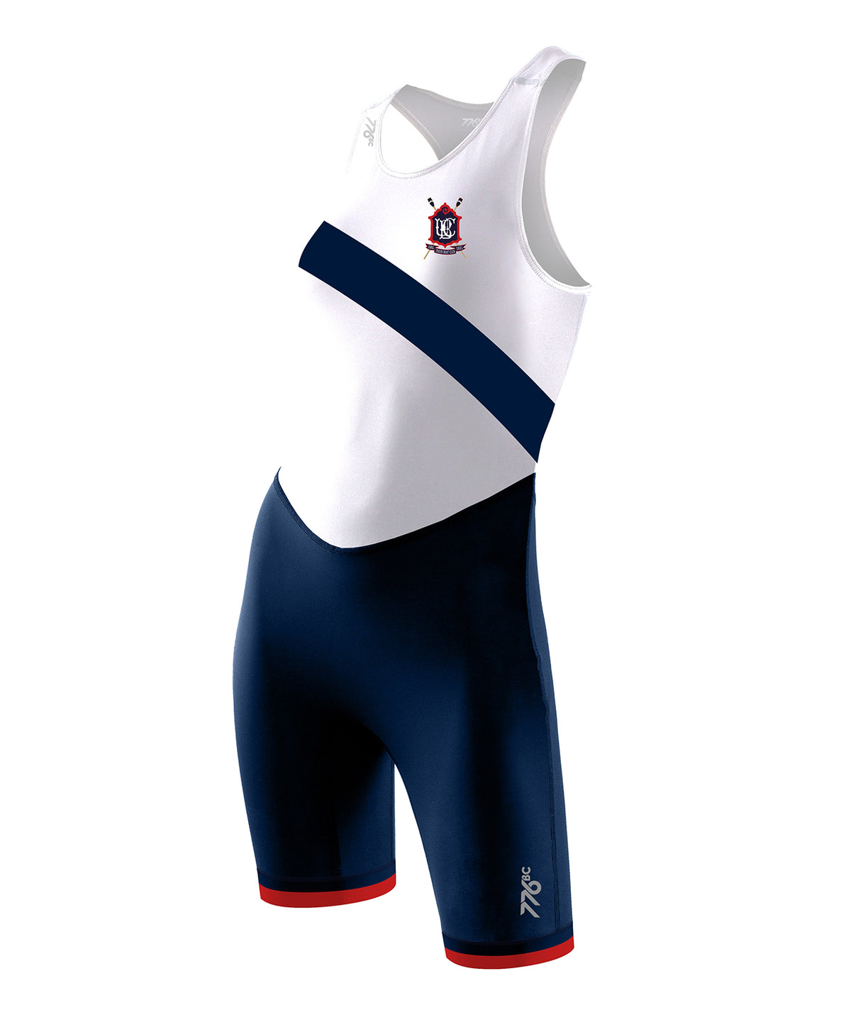 Women's Union Boat Club Streamline Unisuit - White/Navy