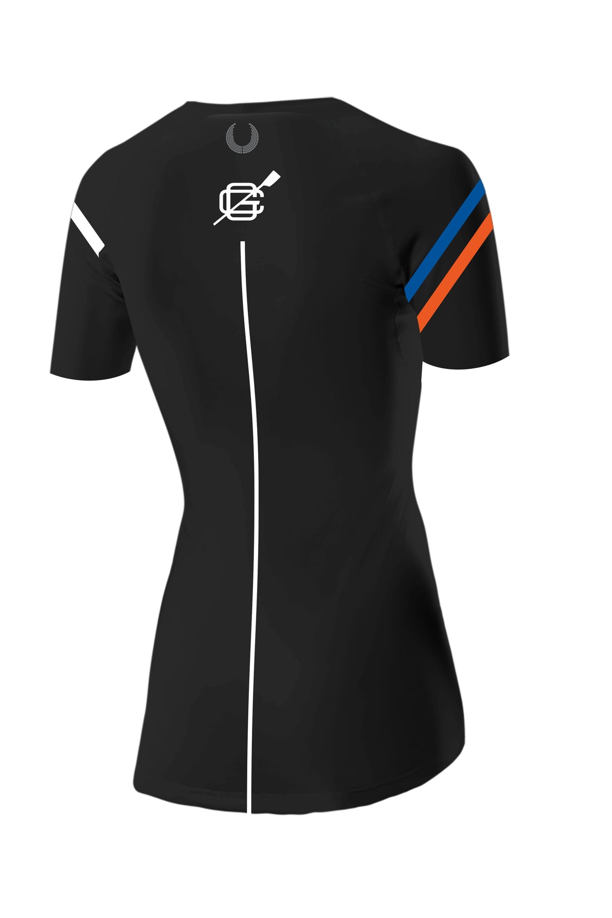 Women's US Coast Guard Base Layer SS - Black
