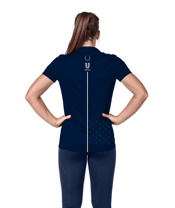Women's USRowing Staff Polo - Navy