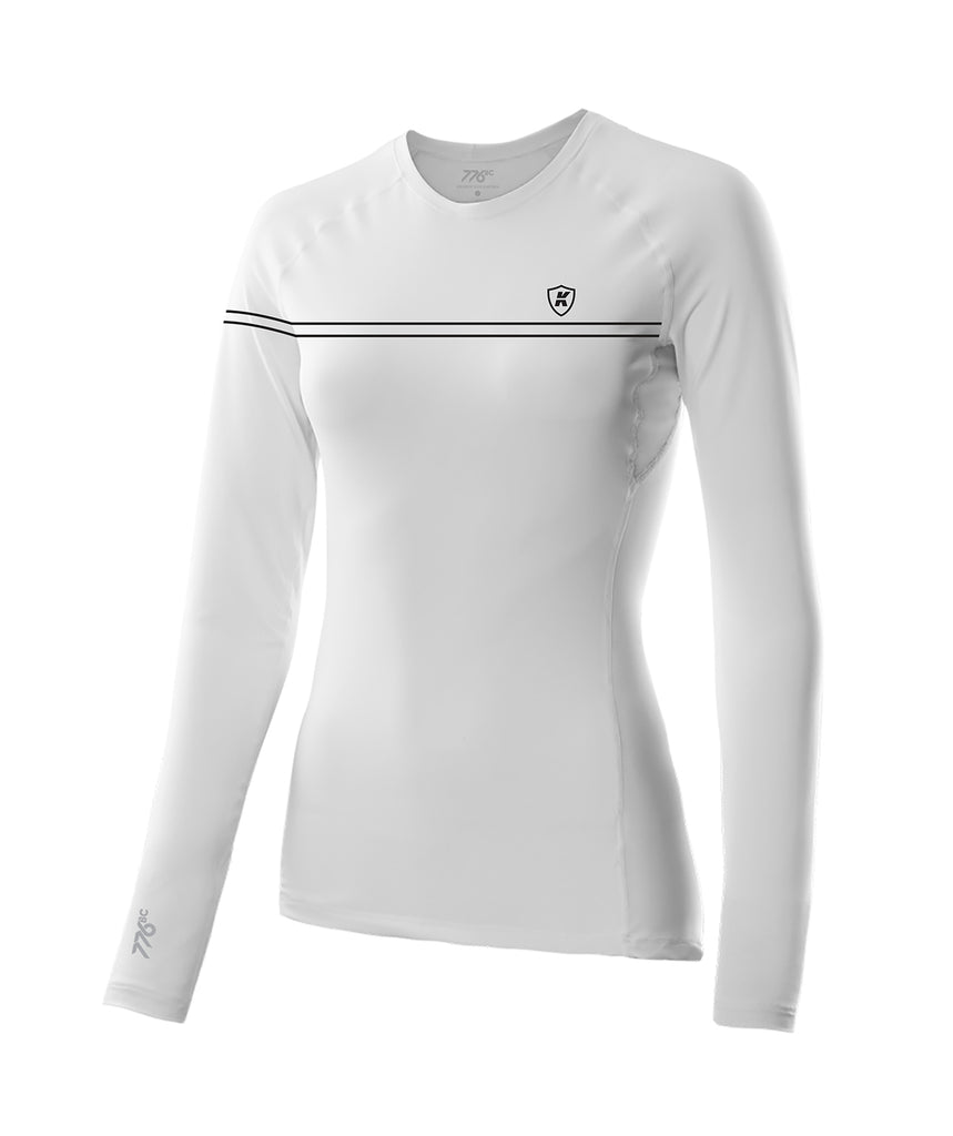 Women's King Racing LS Baselayer - White