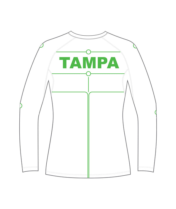 Women's Tampa Bay Athletic Club Motion Base Layer LS - Green