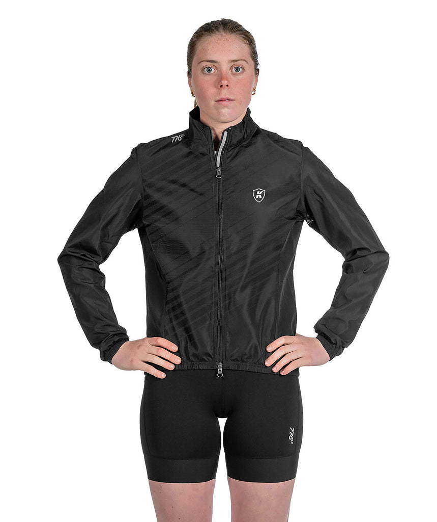 Women's King Racing Cirrostratus Wind Jacket - Black