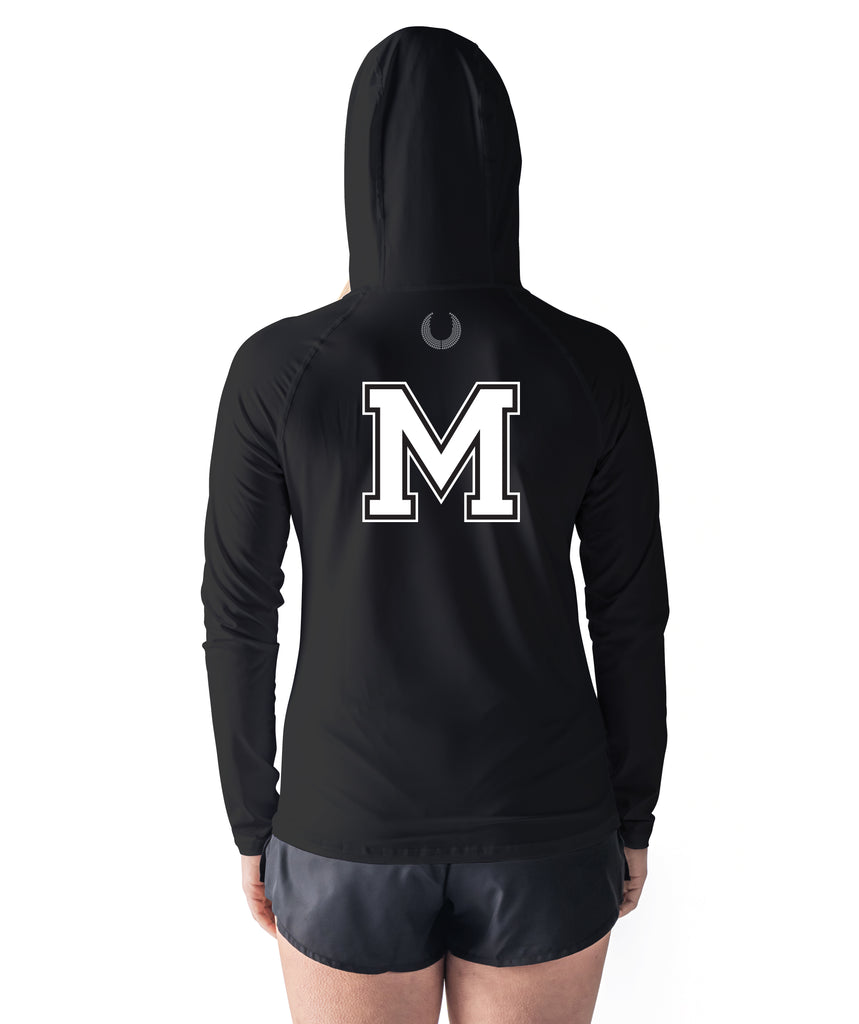 Women's Molesey Sun Hoodie LS - Black