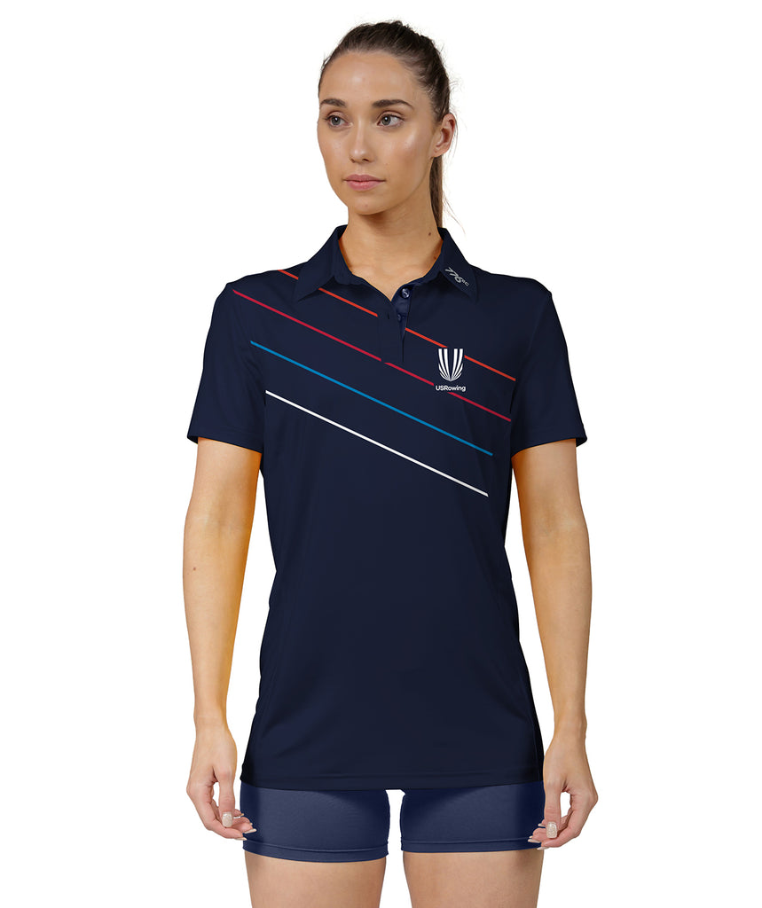 Women's 776BC X USRowing Polo SS 03 - Navy